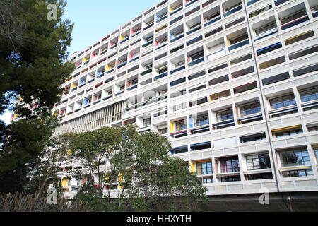 Cité Radieuse Le Corbusiers, Marseille, France Stock Photo