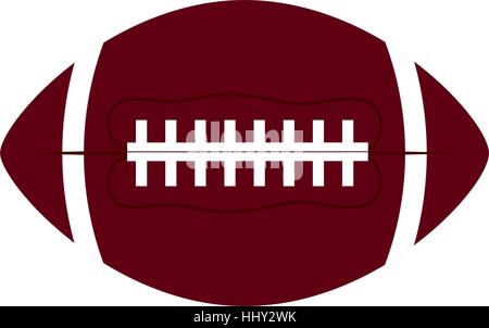 ball american football oval icon Stock Vector