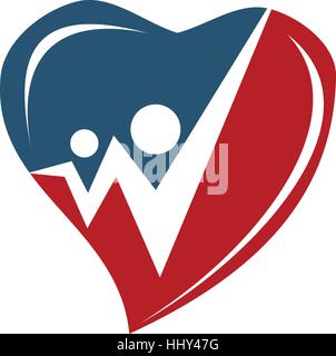 Heart Valentine Share Stock Vector