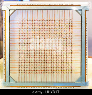 Old processor closeup Stock Photo