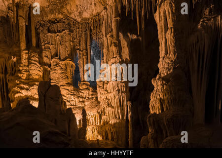 Gothic Palace, with magnificent stalactites and other formations, in Lehman Caves in Great Basin National Park, Nevada, USA Stock Photo