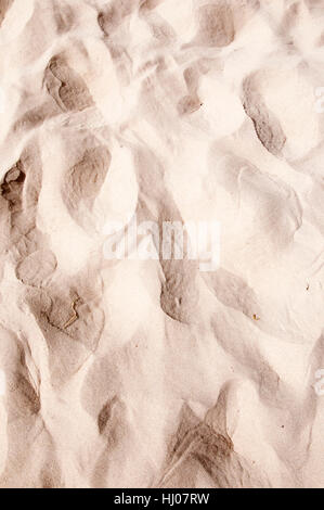 Texture formed by rippling in beach sand, Nelson, Victoria, Australia Stock Photo