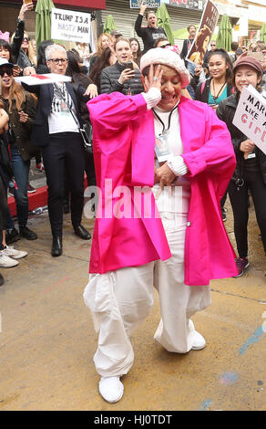 ALos Angeles CA - JANUARY 21: Debbie Allen, At Women's March Los Angeles, At Downtown Los Angeles In California on January 21, 2017. Credit: Faye Sadou/MediaPunch Stock Photo