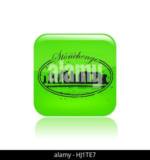 Vector illustration of single isolated Stonehenge icon Stock Photo - Alamy