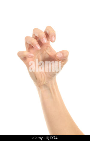 hand, hands, claw, aggressive, agressive, grabbing, arm, woman, close, gesture, Stock Photo