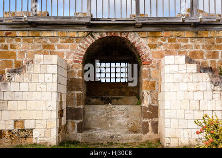 Dow's Hill Fort, Shirley Heights, English Harbour, Antigua Stock Photo