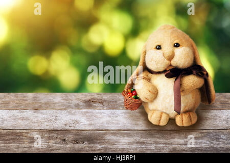 Easter decoration rabbit Stock Photo