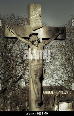 Jesus on the cross 'The crucifixion' Stock Photo