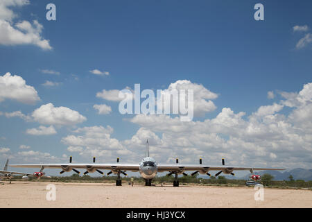 Convair B-36 Peacemaker strategic bomber (1947 - 1959) 'City of Fort Worth' on display at Pima Air & Space Museum Stock Photo
