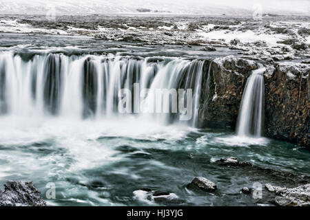 Godafoss waterfall in Iceland Stock Photo