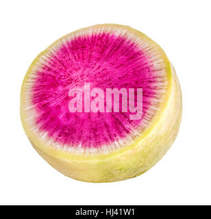 radish isolated on white background Stock Photo