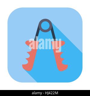 Hand expander. Single flat color icon. Vector illustration Stock Vector