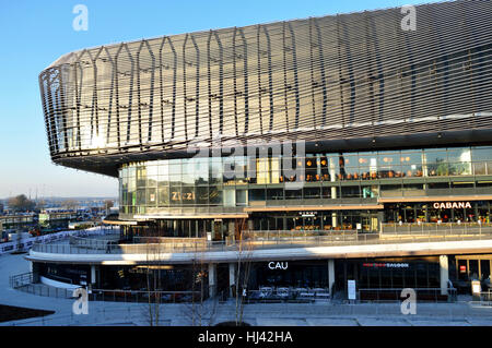 The new extension to Westquay, WestQyay 2 - housing a new cinema and lots of new bars and restaurants, Southampton, UK, 2017 Stock Photo