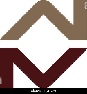 Home Real Estate Initial P D Stock Vector