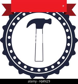 Under construction tool icon vector illustration graphic design Stock Vector