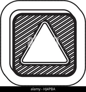 Empty square icon icon vector illustration graphic design Stock Vector