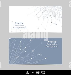 Set of horizontal banners Stock Vector