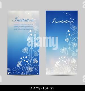 Set of vertical banners Stock Vector