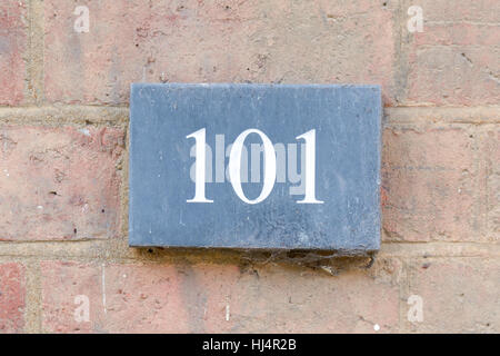 101 House number sign Stock Photo - Alamy