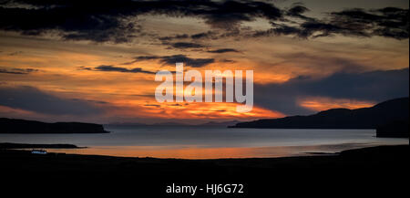 Isle Of Skye Sunset Stock Photo