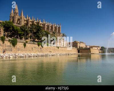 Cathedral Palma de Mallorca Stock Photo