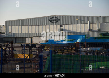 Sunseeker factory, Portland,Dorset,UK Stock Photo