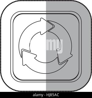 Think green ecology icon vector illustration graphic design Stock Vector