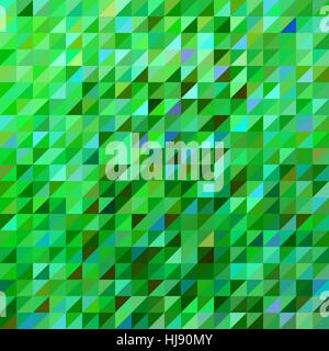 abstract vector geometric triangle background - bright green Stock Vector