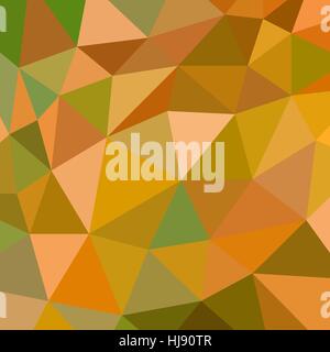 abstract vector geometric triangle background - yellow and green Stock Vector