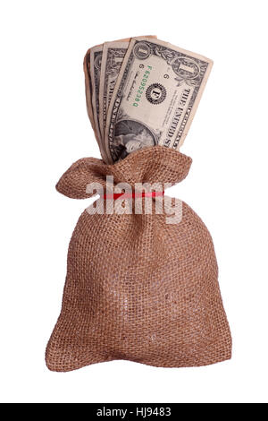 Bag Full Of Dollar Money Illustration, Bag, Full, Dollars PNG