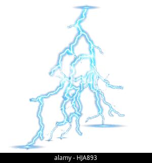Electricity lighting effect. EPS 10 Stock Vector