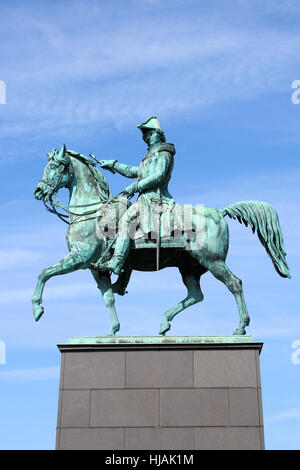 monument, statue, sweden, stockholm, stockhom, emperor, king, historical, Stock Photo