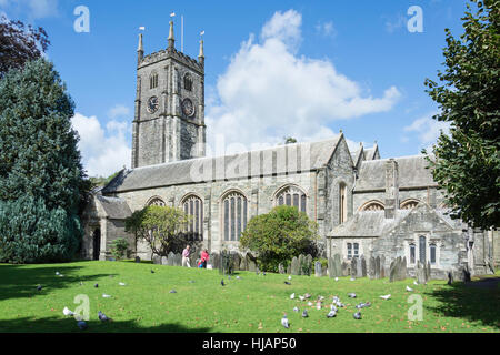 St Eustachius' Parish Church, Plymouth Road, Tavistock, Devon, England, United Kingdom Stock Photo