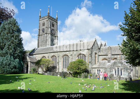 St Eustachius' Parish Church, Plymouth Road, Tavistock, Devon, England, United Kingdom Stock Photo