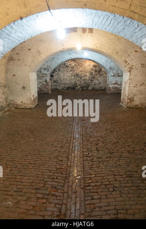 Crown cheese finish caves in Brooklyn nyc Stock Photo