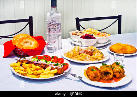 europe, greece, athens, kallithea, valendina, russian, restaurant Stock Photo