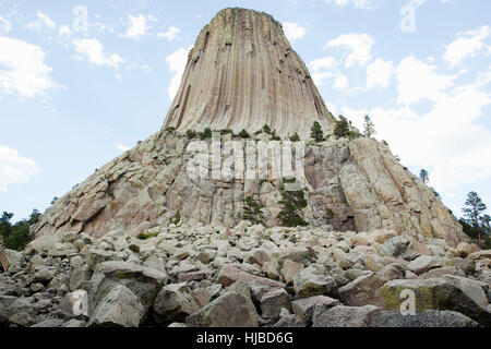 Devil's Tower National Monument, Wyoming, USA Stock Photo