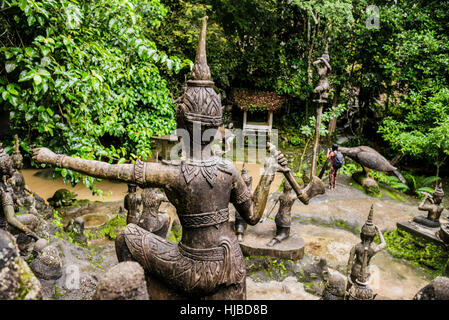 Secret Buddha Garden, Koh Samui, Thailand Stock Photo