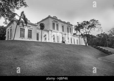 Sao Paulo, Brazil june 18, 2016. Facade of Vital Brazil Building in Butantan Institute, founded in 1901. The institute is a producer of immunobiologic Stock Photo