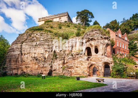 Nottingham Caves, England, UK Stock Photo