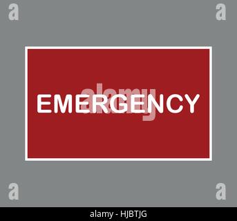 Emergency icon Stock Vector
