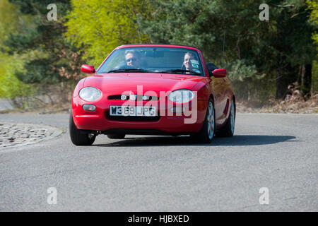 2000 MGF young timer classic open British sports car Stock Photo