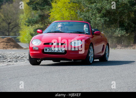 2000 MGF young timer classic open British sports car Stock Photo