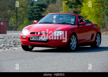 2000 MGF young timer classic open British sports car Stock Photo