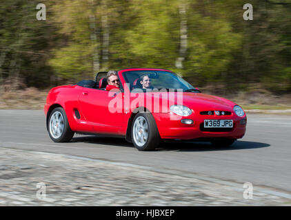 2000 MGF young timer classic open British sports car Stock Photo