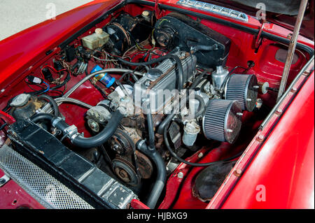 Rubber bumper MGB convertible sports car Stock Photo: 48665596 - Alamy