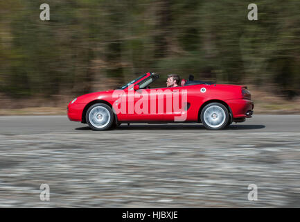 2000 MGF young timer classic open British sports car Stock Photo