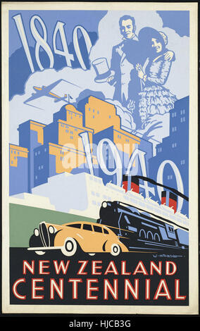 A3 vintage retro travel & railways posters #3 NEWZEALAND HAERE  MAI