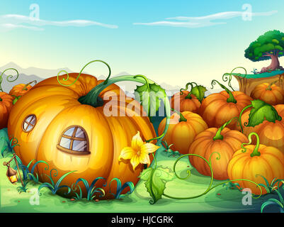 blue, house, building, food, aliment, health, story, graphic, leaves, fantasy, Stock Photo