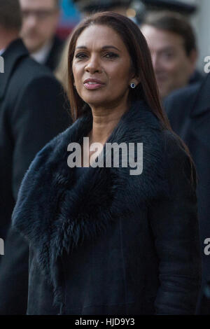 London, UK. 24th Jan, 2017. Gina Miller arrives for the Article 50 ruling at the Supreme Court. Credit: Mark Kerrison/Alamy Live News Stock Photo
